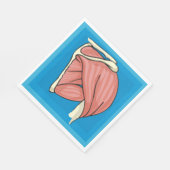 Serviette En Papier Illustration d'organe (Coin)