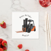 Serviette En Papier Illustration du chariot élévateur (En situation)