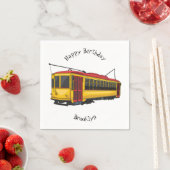 Serviette En Papier Illustration du chariot Mata (En situation)