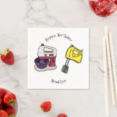 Serviette En Papier Illustration du mixer (En situation)