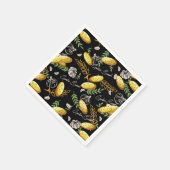 Serviette En Papier Illustration du pain d'ail Motif V2 (Coin)