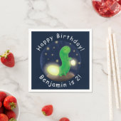 Serviette En Papier Illustration du ver vert mou (En situation)