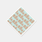 Serviette En Papier Illustration du village de Gingerbread (Coin)