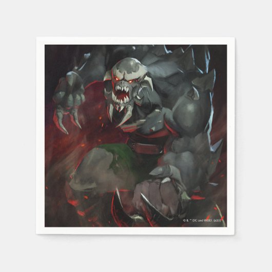 Serviette En Papier Illustration d'une crise infinie (Devant)