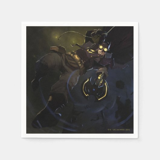 Serviette En Papier Illustration d'une crise infinie, Gaslight Batman (Devant)