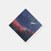 Serviette En Papier Illustration d'une étoile de tir (Coin)