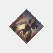 Serviette En Papier Illustration d'une femme en crise infinie (Coin)