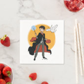 Serviette En Papier Illustration HARRY POTTER™ et Hedwig (En situation)
