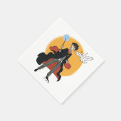 Serviette En Papier Illustration HARRY POTTER™ et Hedwig (Coin)