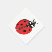 Serviette En Papier Illustration Lady Bug (Coin)
