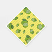 Serviette En Papier Illustration Limes (Coin)