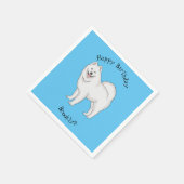 Serviette En Papier Illustration Samoyed dog (Coin)