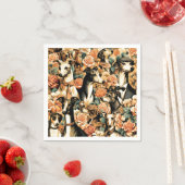 Serviette En Papier Illustration vintage de Greyhound (En situation)