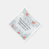 Serviette En Papier Ils appelleront Son nom Emmanuel, Noël (Coin)