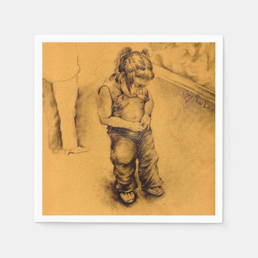 Serviette En Papier I'm Lost in Le Tianguie, Mexique (Devant)