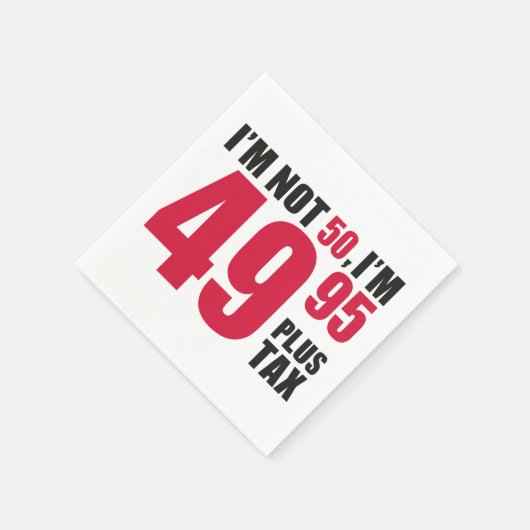 Serviette En Papier Im Pas 50 Im 49.95 Plus Taxe (Coin)