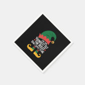 Serviette En Papier I'm The Youngest Elf Matching Family Christmas (Coin)