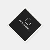 Serviette En Papier Im Thinking Programmer Coder Développeur PC Cadeau (Coin)
