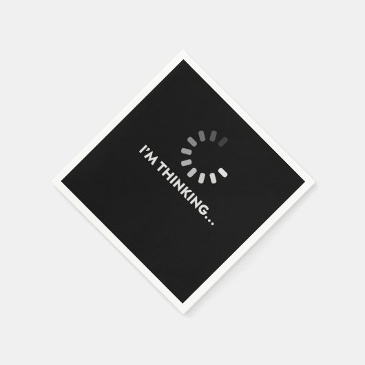 Serviette En Papier Im Thinking Programmer Coder Développeur PC Cadeau (Coin)