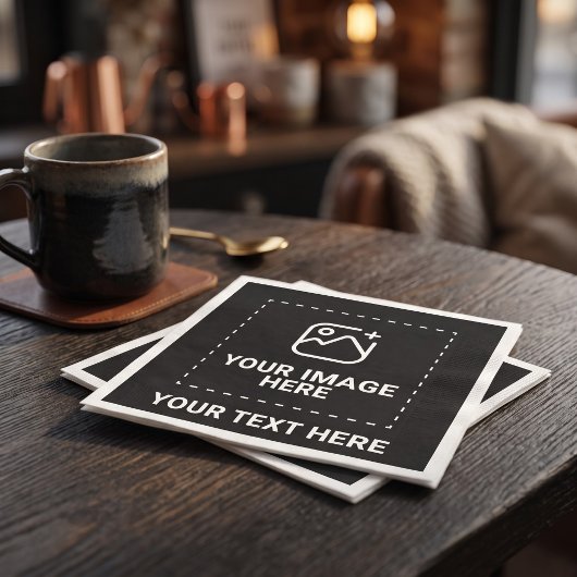 Serviette En Papier Image Plus Texte