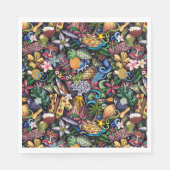 Serviette En Papier Images emblématiques de papier Hawaii Napkin (Devant)