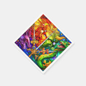 Serviette En Papier Imaginaire (Coin)