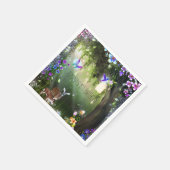 Serviette En Papier Imaginaire bois forêt animaux enchanté fête (Coin)