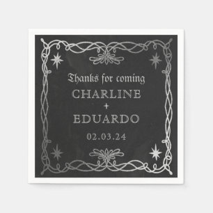 Serviette En Papier Imaginaire céleste gothique Mariage Ivy