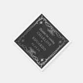 Serviette En Papier Imaginaire céleste gothique Mariage Ivy (Coin)