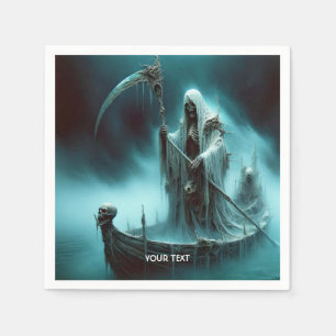 Serviette En Papier Imaginaire Cute Boat Strange Figure