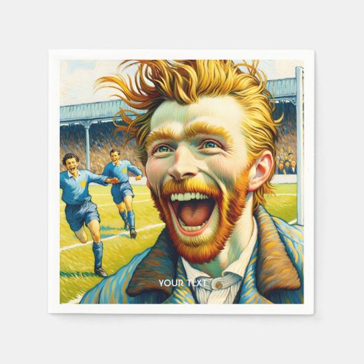 Serviette En Papier Imaginaire Cute Vincent Van Objectif (Devant)