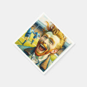 Serviette En Papier Imaginaire Cute Vincent Van Objectif (Coin)
