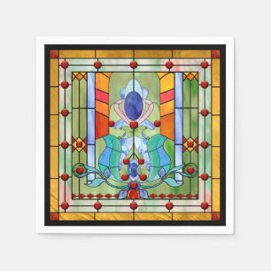 Serviette En Papier Imaginaire en verre tendu Cocktail Napkin