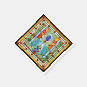 Serviette En Papier Imaginaire en verre tendu Cocktail Napkin (Coin)