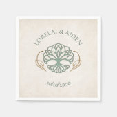 Serviette En Papier Imaginaire médiéval Celtic Mariage (Devant)