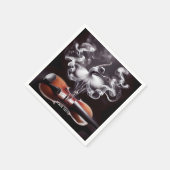 Serviette En Papier Imaginaire Mignonne Danser Ballerina Violon (Coin)