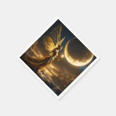 Serviette En Papier Imaginaire mûre Lune Space Lake (Coin)