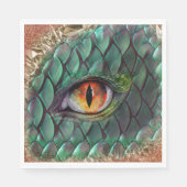 Serviette En Papier Imaginaire mythique des yeux de dragon (Devant)
