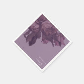 Serviette En Papier Imaginaire violet Mariage de table serviettes (Coin)