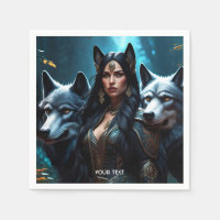 Imaginaire Vivid Vive Trois Loups Portrait