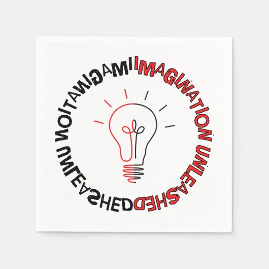 Serviette En Papier Imagination Unleasing 03.b (Devant)