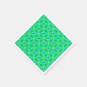 Serviette En Papier Impression atomique moderne du milieu du siècle -  (Coin)