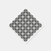 Serviette En Papier Impression atomique moderne du milieu du siècle - (Coin)