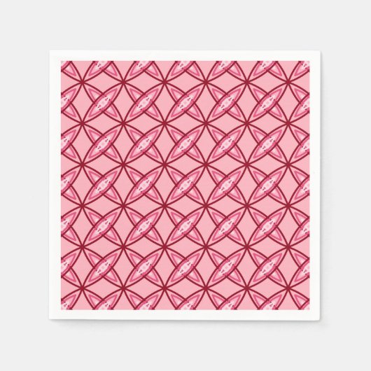 Serviette En Papier Impression atomique moderne du milieu du siècle -  (Devant)
