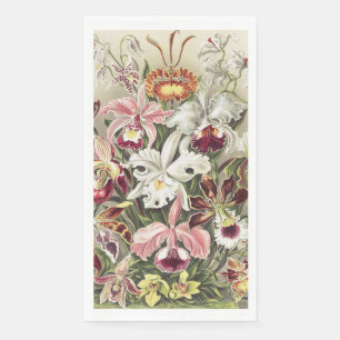Serviette En Papier Impression botanique vintage d'orchidée par Ernst 