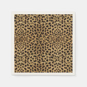 Serviette En Papier Impression Cheetah (Devant)
