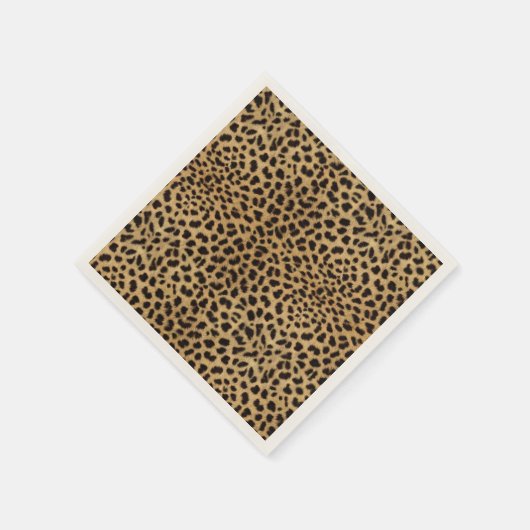 Serviette En Papier Impression Cheetah (Coin)