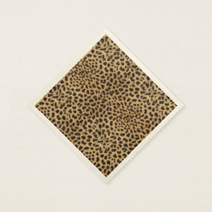 Serviette En Papier Impression Cheetah