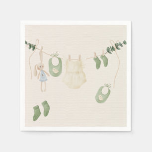 Serviette En Papier Impression d'art de paroi de nurserie de linge de