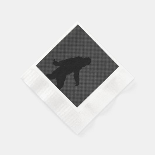 Serviette En Papier Impression de fibre de carbone Gone Squatching (Coin)